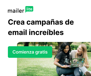 Crea campañas increíbles de email con MailerLite.